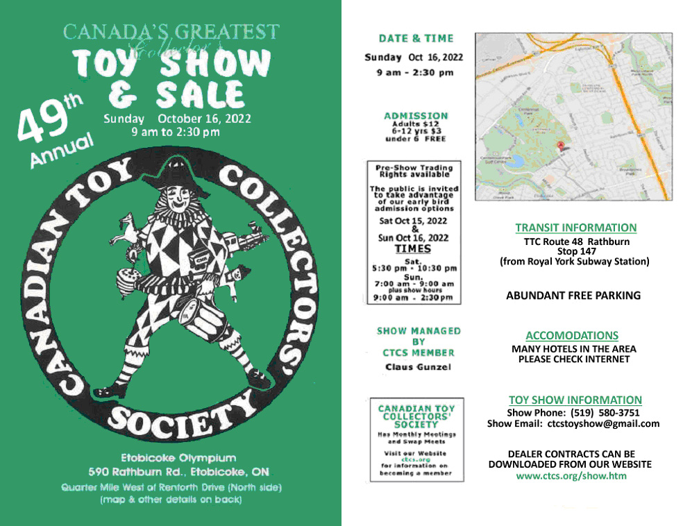 CTCS Canada's Greatest Collector's Toy Show
